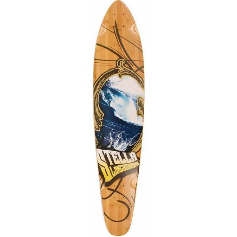 Longboard Stella Bamboo Kicktail Overflow 42″ – Deck