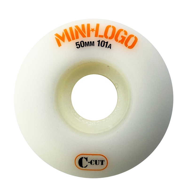 Mini Logo Wheels C-Cut White – 50mm