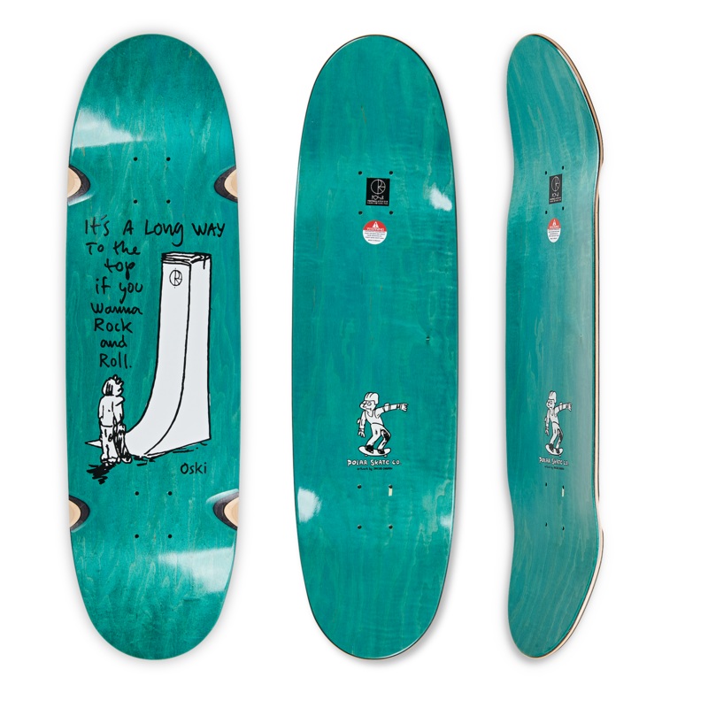 Polar Skateboards “Oskar Rozenberg- Rock & Roll” Wheel Wells- 8.75″ Football