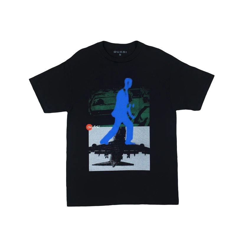 Quasi Trek T Shirt Black S