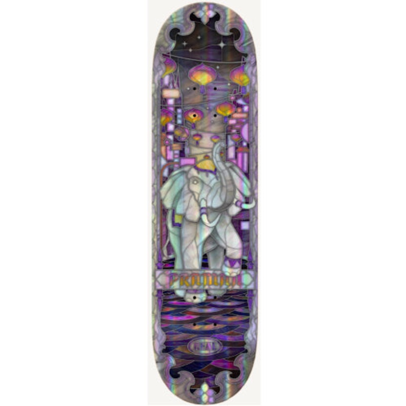 Real Praman Holographic Cathedral Skateboard Deck 8.5″ 8.5″