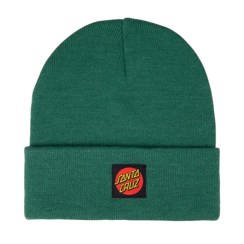 Santa Cruz Classic Label Beanie – Mineral Green
