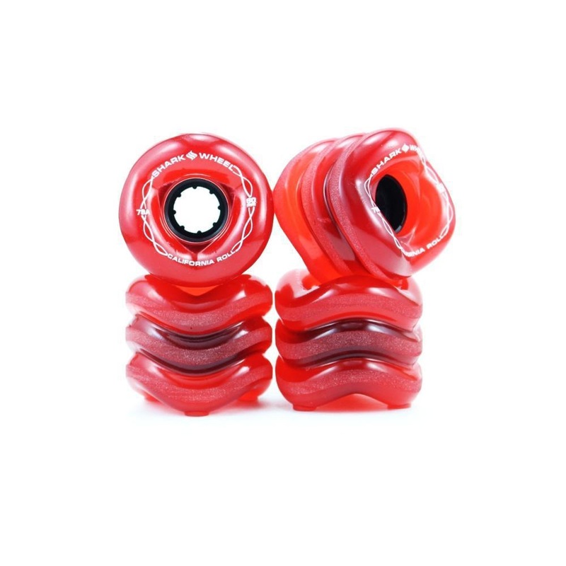 Shark Wheels TransparentRedCalifornia Roll 60mm 78a
