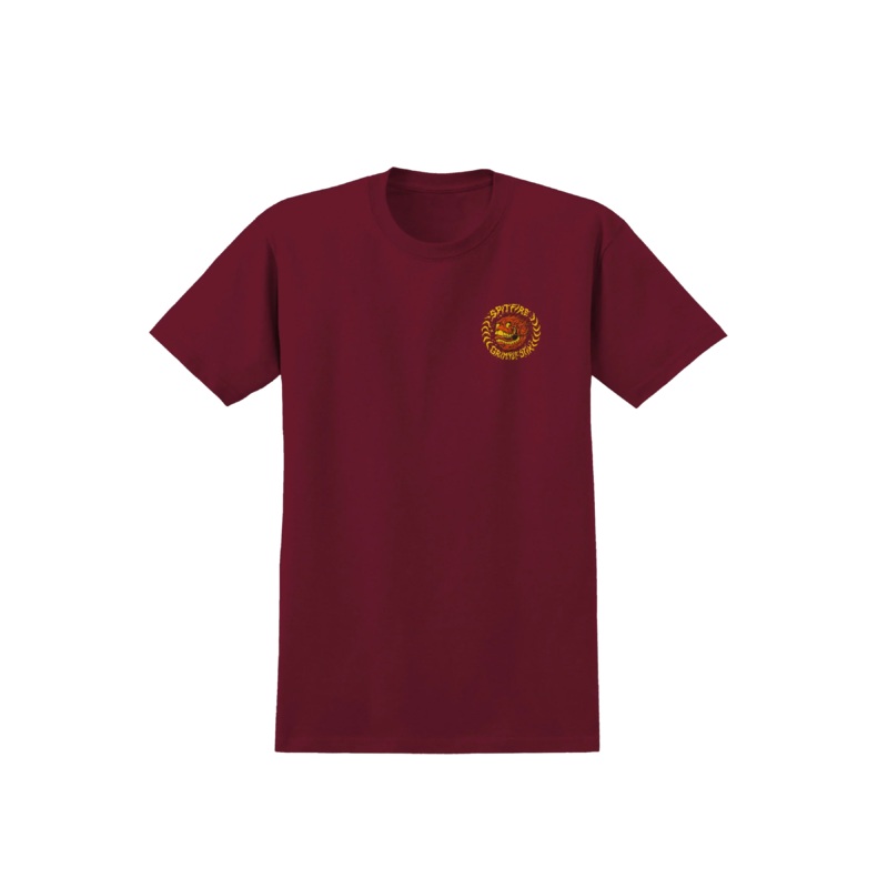Spitfire Flying Grimple Tee – Burgundy Small