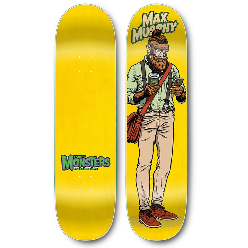 Strangelove Max Murphy Wolf Man 8.5″ Skateboard Deck by Sean Cliver