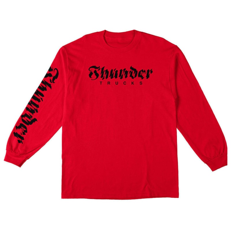 Thunder Aftershock Long Sleeve T-Shirt Red Medium