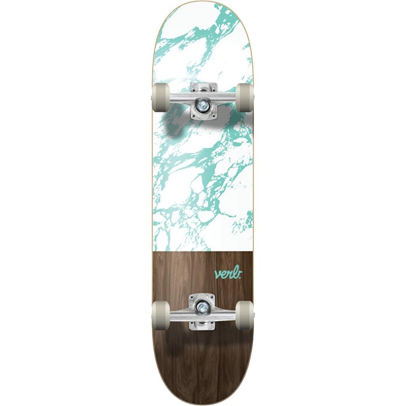Verb Marble Dip White/Mint 8.0″ Complete Skateboard Complete