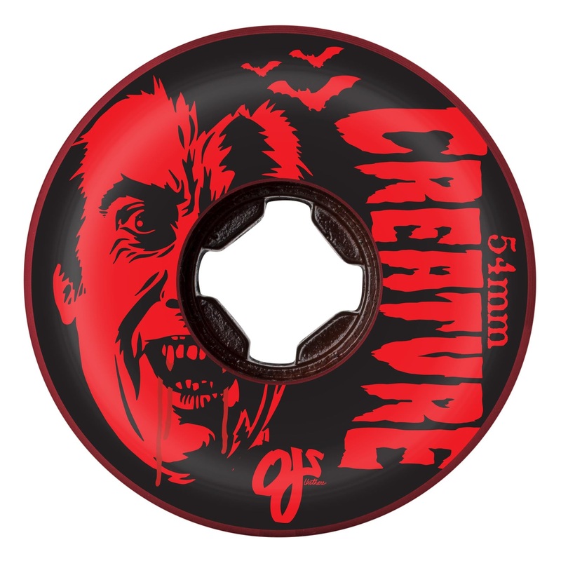 54mm Creature How To Kill A Vampire Bloodsuckers 97a OJ Skateboard Wheels Red 54mm