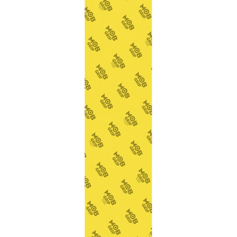 9in Transparent Yellow Sheet Mob Skateboard Grip Tape Graphic No Size