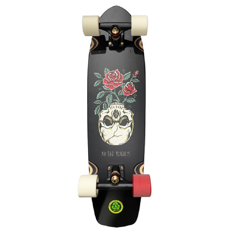 Dusters Mondays Black 31″ Cruiser Longboard Complete