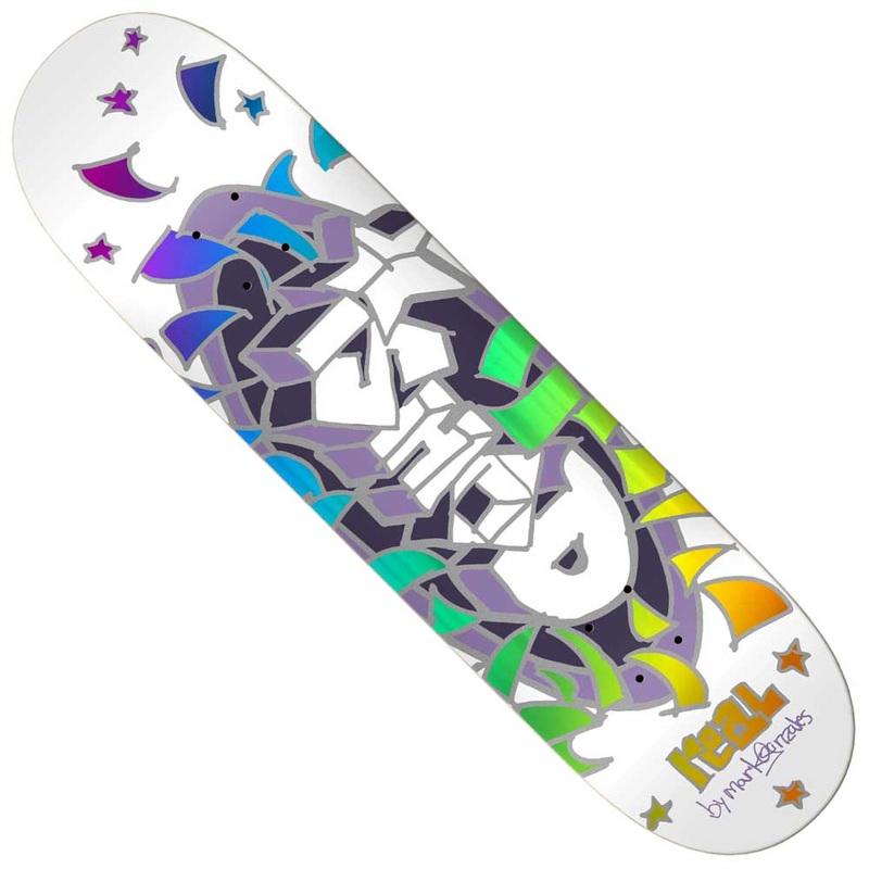 Gonz Oval Party Edition Ishod 8.06 Real Skateboard Deck