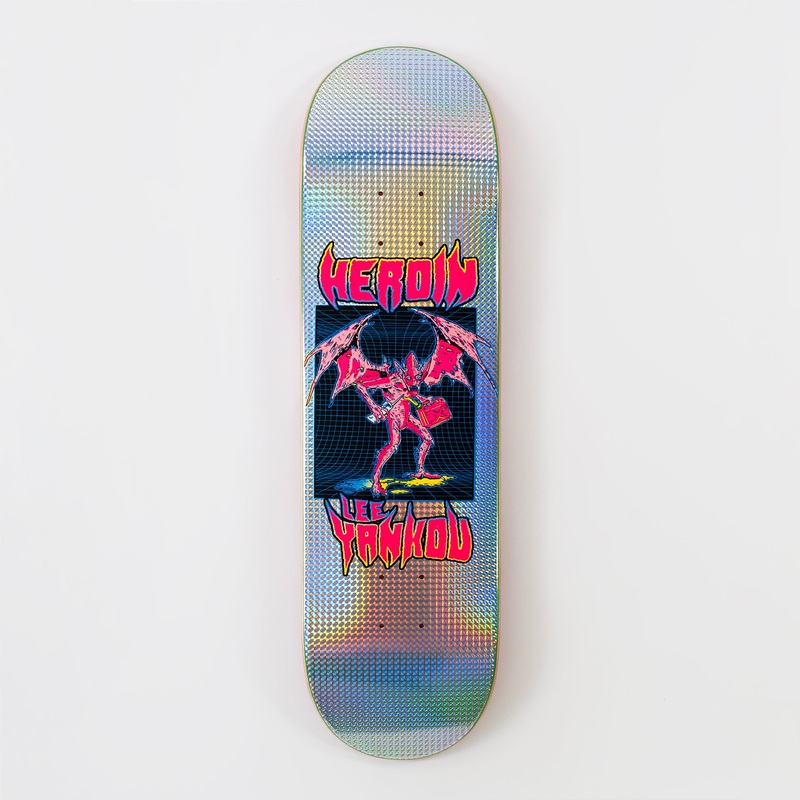 Heroin 8.25″ Lee Yankou Hellscape Deck – Holographic Foil 8.25″