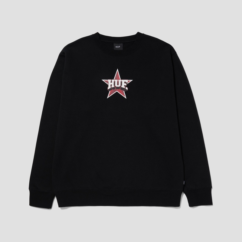 Huf All Star Crewneck Black Small