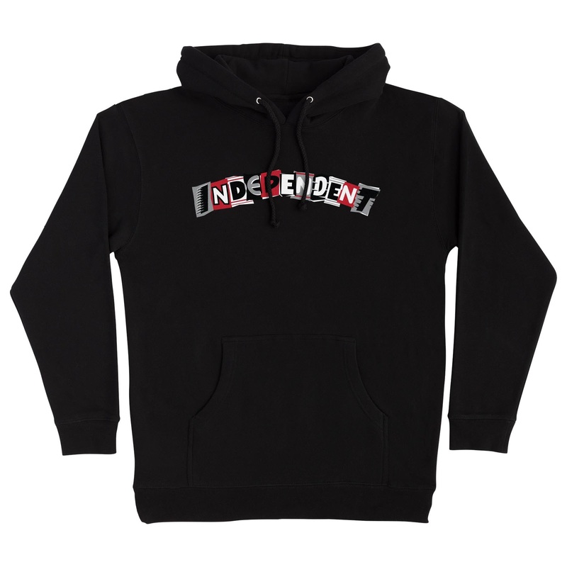 INDEPENDENT LANCE MOUNTAIN RANSOM HOODED SWEATSHIRT Small Black