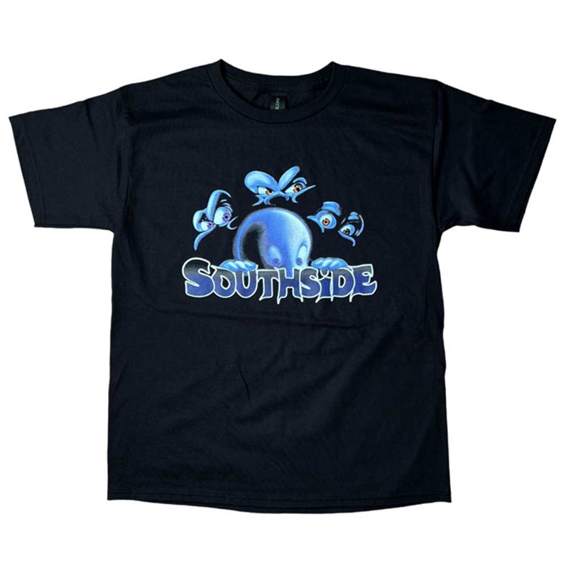 Kasper Glow Ink YOUTH Black Tee Southside Skatepark YSM