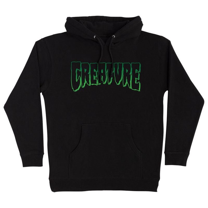 Logo Outline Hooded Heavyweight Sweatshirt Small