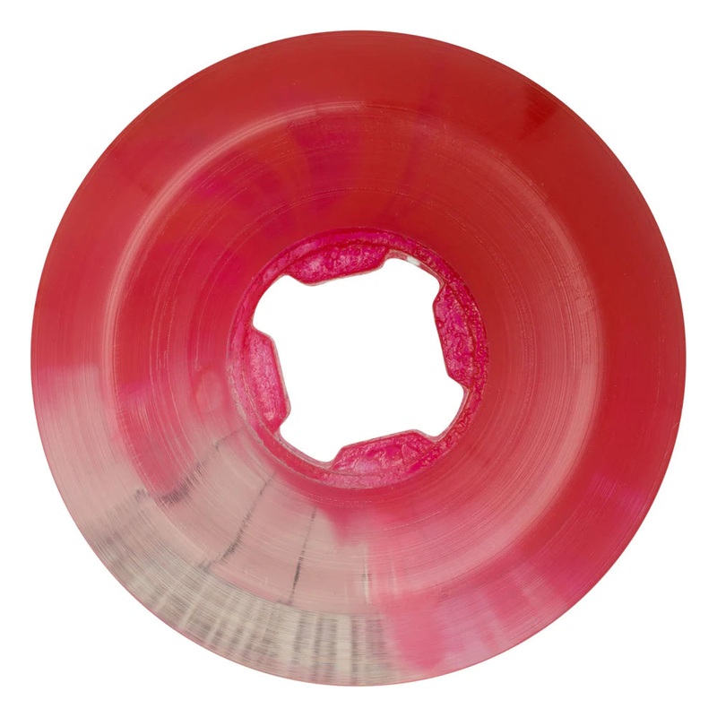 OJ Wheels x Creature DNA Curbsuckers Bloodsuckers Red Clear Swirl 95a Skateboard Wheel 54mm