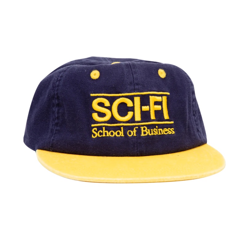 SCI FI SCHOOL OF BUSINESS HAT NAVY OS Navy
