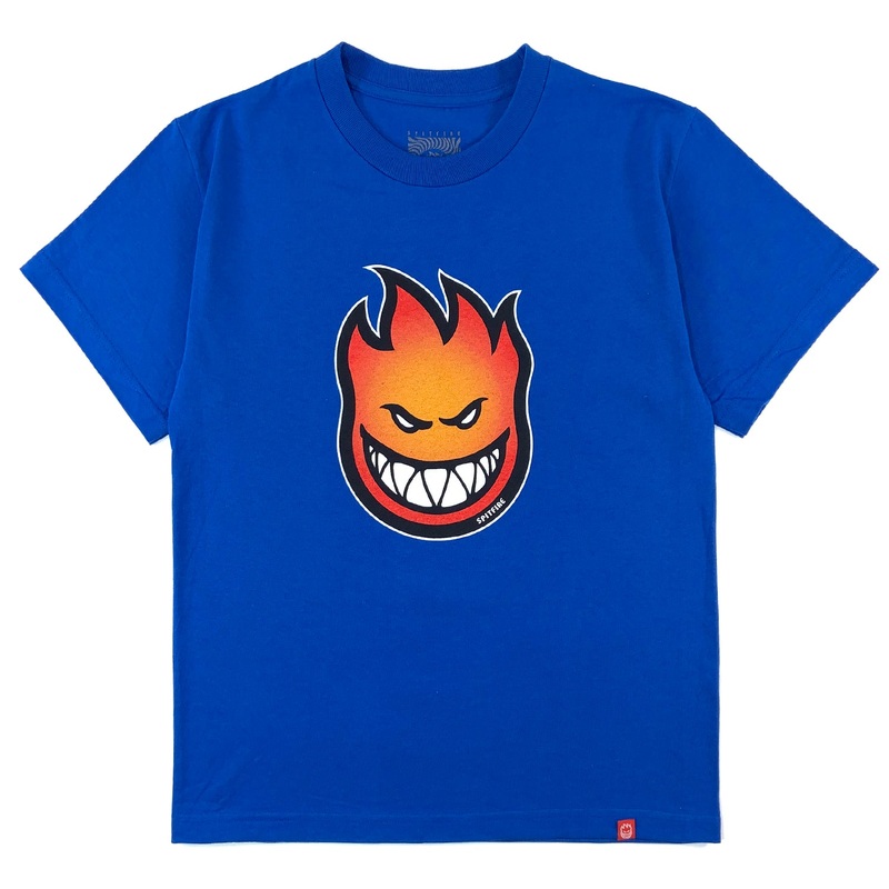 Spitfire – Bighead Fade – Youth T-Shirt – Royal Blue Kids S