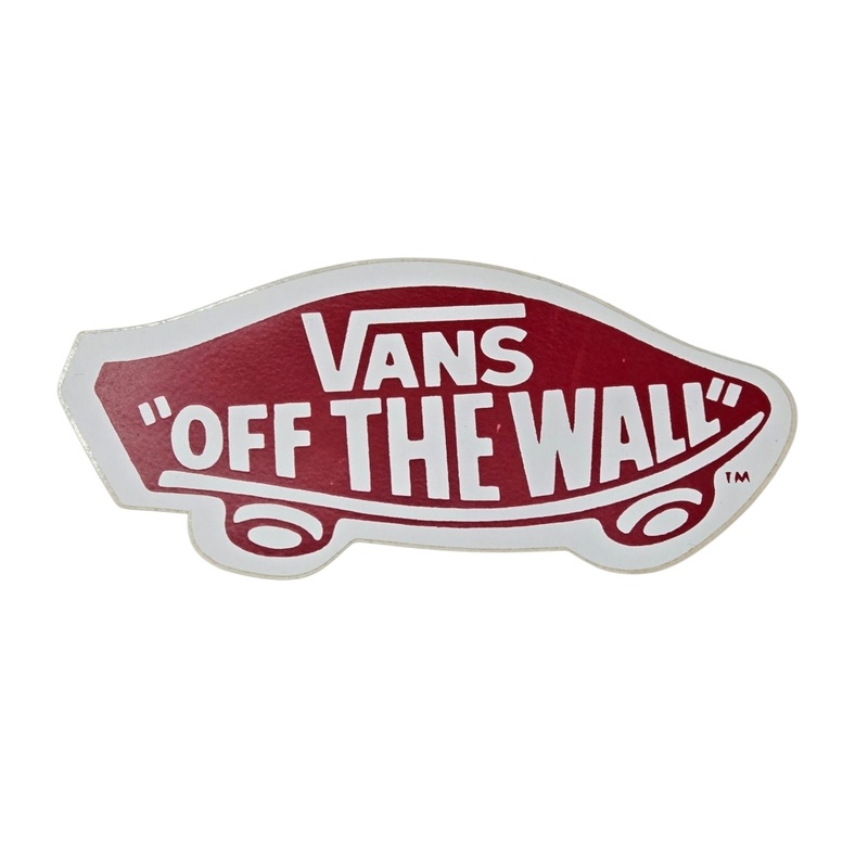 6″ Vintage 80s VANS Off The Wall sticker – RED