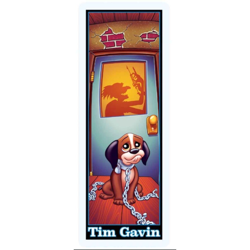 Blind Tim Gavin Dog Pound Sticker