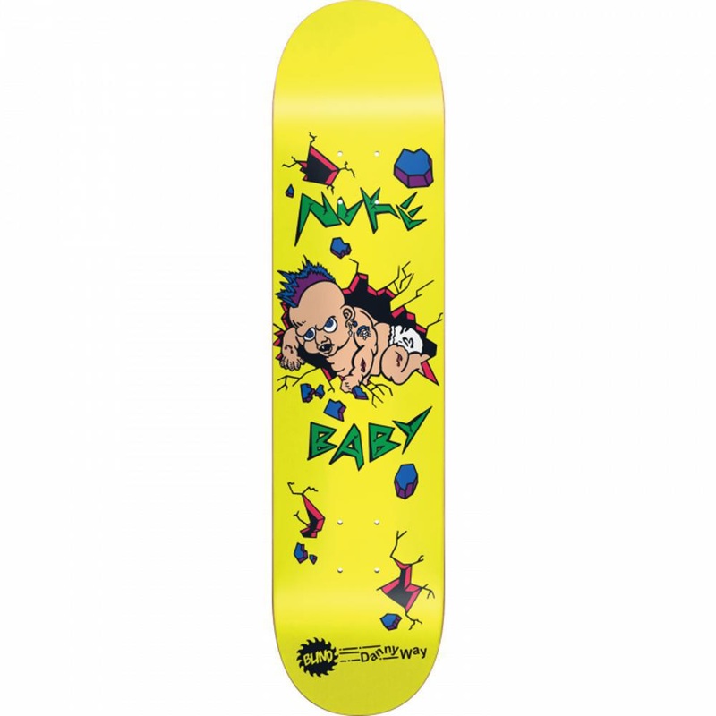 Blind Way Nuke Baby 8.37″ Yellow Skateboard Deck