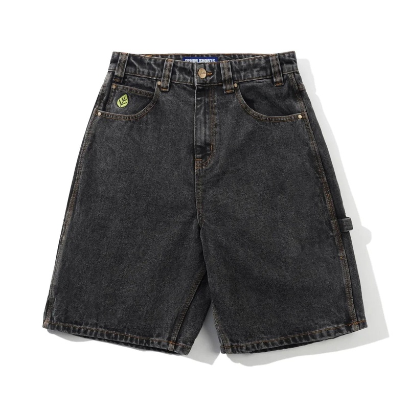 Butter Goods Weathergear Denim Shorts Gunmetal 30