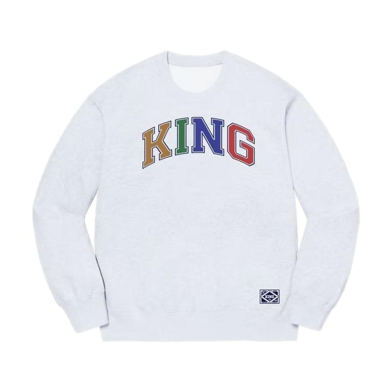King Skateboards Kingsbridge Crewneck Grey L