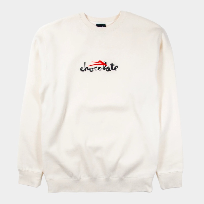 Lakai x Chocolate Chunk Crew Sweatshirt – Cream S