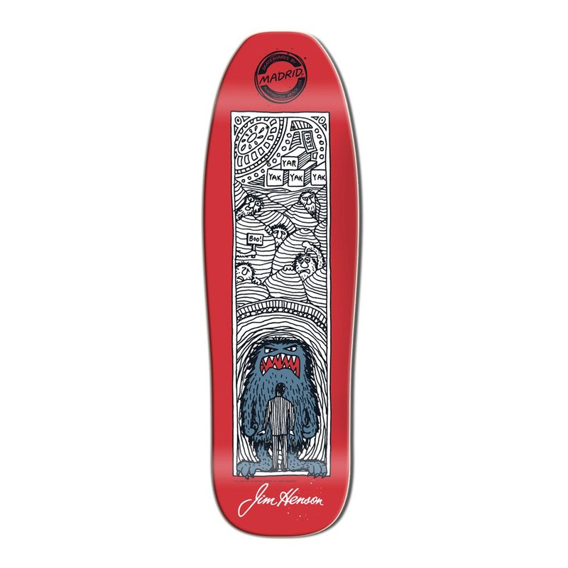 Madrid JIM HENSON BOO 8″ / 9.5″ Skateboard Deck Pool 9.5″
