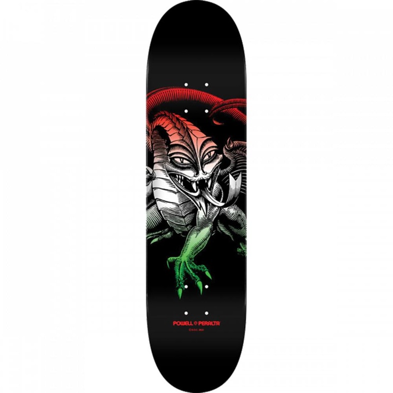 Powell Peralta Cab Dragon Fade Green 8.75″ Black/Green/Red Skateboard Deck