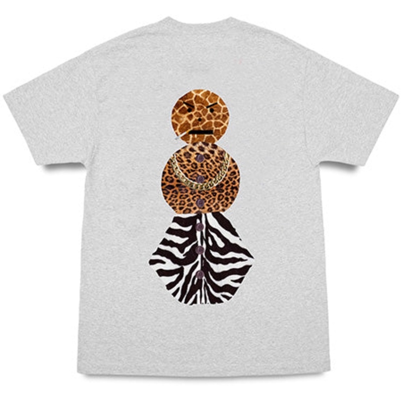 Quartersnacks Safari Snackman T Shirt Heather Grey Small
