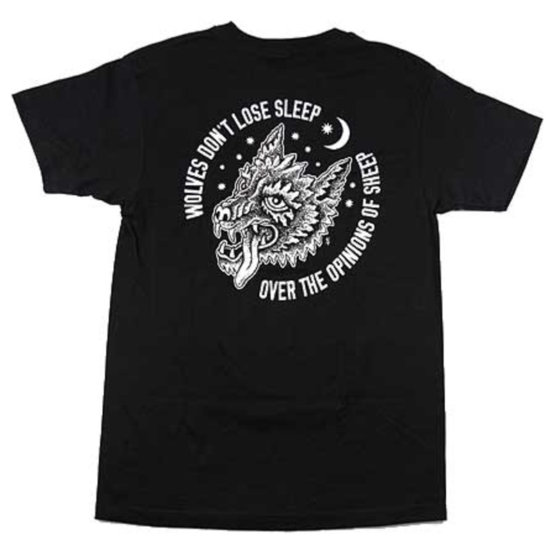 Sketchy Tank Sleep T Shirt Black Small