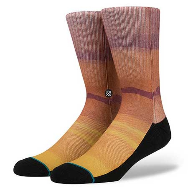 Stance Espionage Crew Socks Red Large