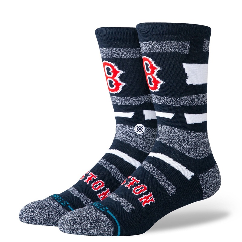 Stance Squeeze Socks Boston Red Sox Navy L :: Men 9-13 / Women 11-14