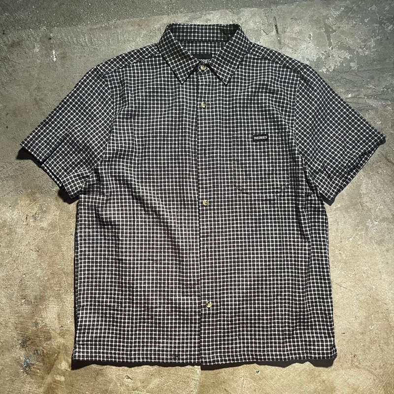Theories – Avignon Flannel Button Up Shirt – Sea Medium