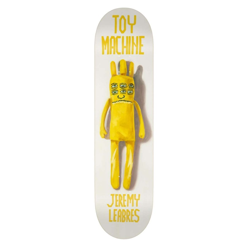 Toy Machine Sock Doll Jeremy Leabres Deck 8.13 in 8.13 X 31.75 X 14.25
