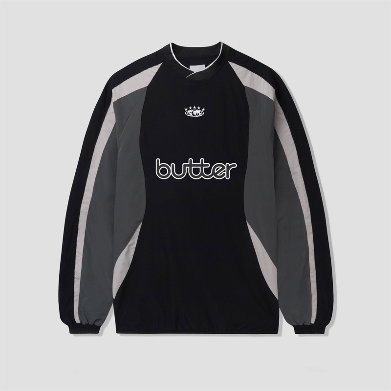 Butter Goods Ridge Sport Crew Black Small