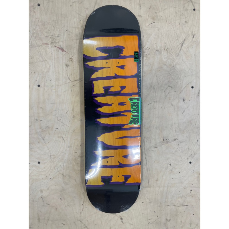 Creature Logo Outline Stumps Deck 8.5