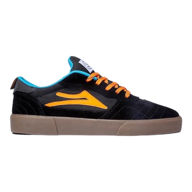 LAKAI x POLER CAMBRIDGE BLACK/MULTI SUEDE 8