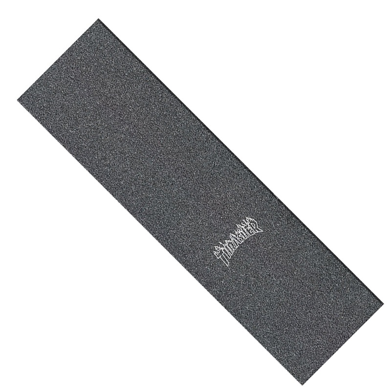 Mob Grip Thrasher Flame Logo Laser Cut Griptape Black 9×33