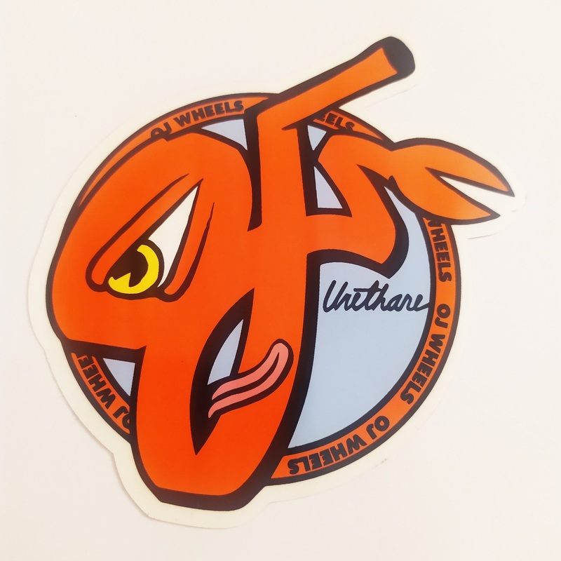 OJ Wheels Skateboard Sticker