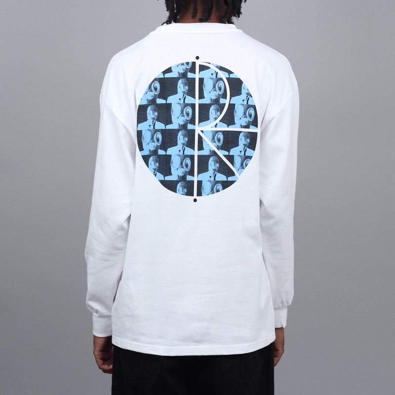 Polar Klez Fill Logo Longsleeve T-Shirt White Small