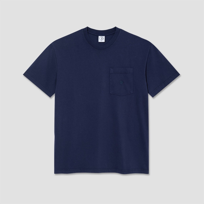 Polar Pocket T-Shirt Dark Blue Small