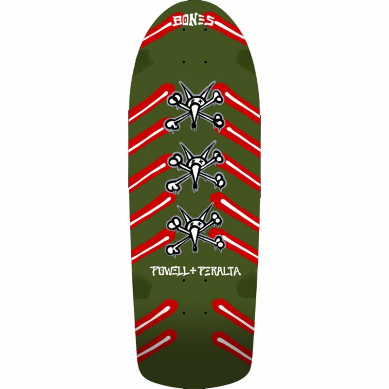 Powell Peralta Rat Bones 30″ Olive Cruiser Deck