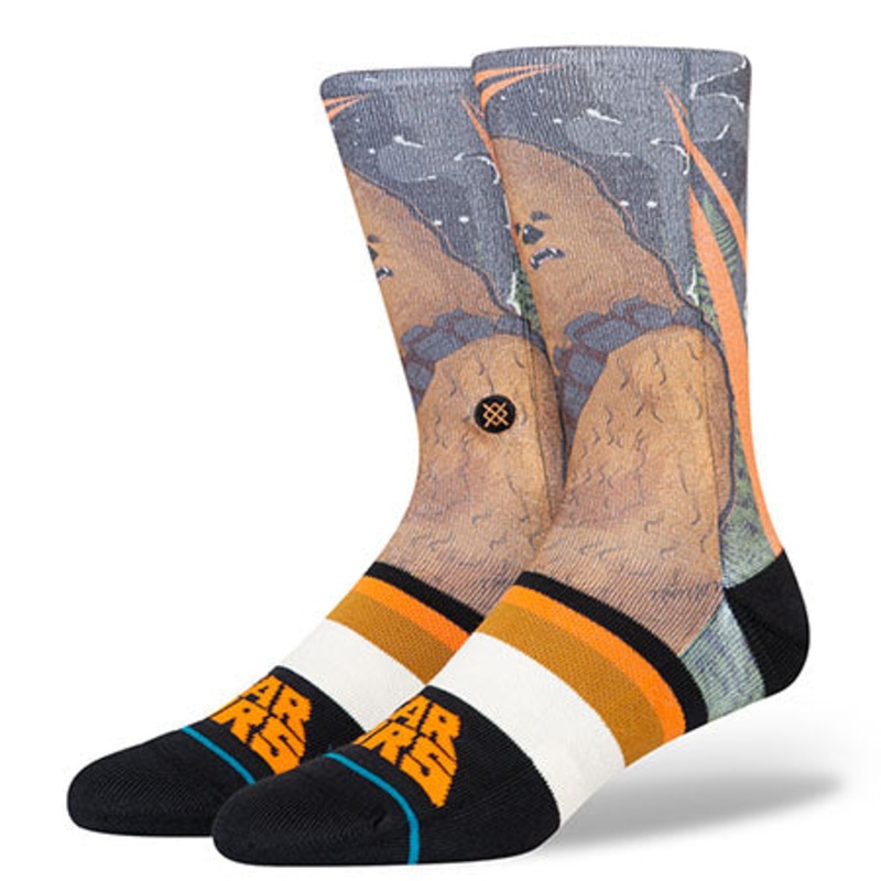 Stance Chewie By Jaz Crew Socks Green Large