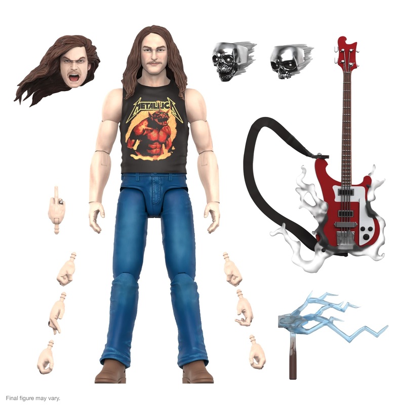 Super7 x Cliff Burton Ultimates Cliff Burton (Superhero Poster) Figure Metallica