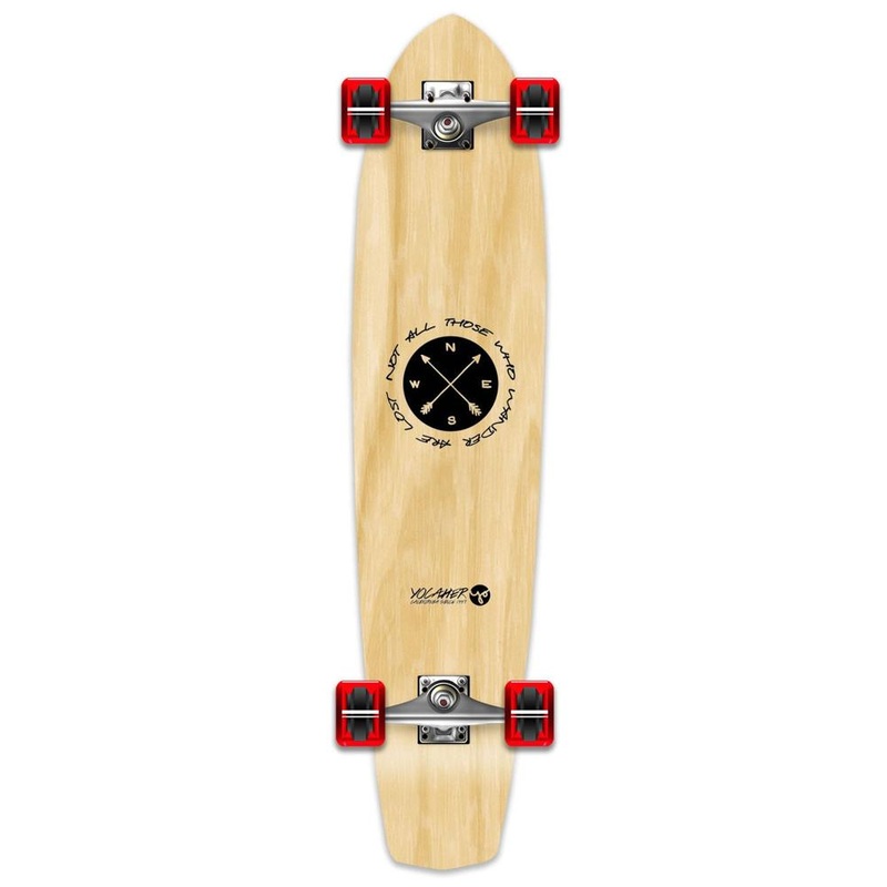 Wander Natural 36″ Slimkick Longboard from Punked – Complete Complete