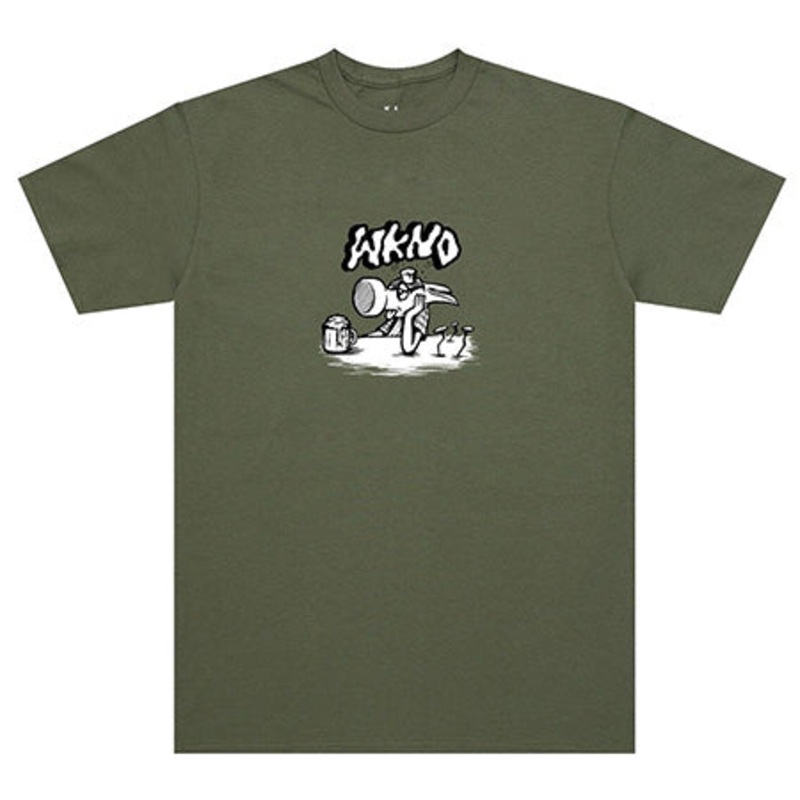WKND Skateboards Hammered T Shirt Dark Green Large