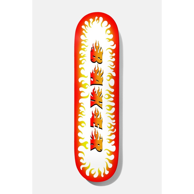 BAKER CB “Flama Blanca” 8.25″ SKATEBOARD DECK